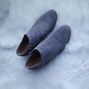 Lucky brand suede gray booties
